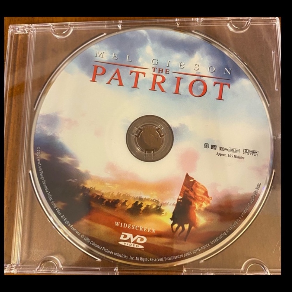 🇺🇸Excellent used condition DVD, Patriot, no original case!🇺🇸